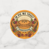 In Pie We Trust Confetti (Kleine voorkant)