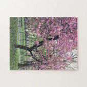 in Pink Cherry Blossom Tree NYC New York Legpuzzel (Horizontaal)