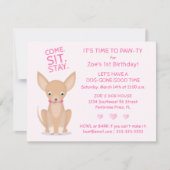  in Pink Chihuahua Kaart (Voorkant)