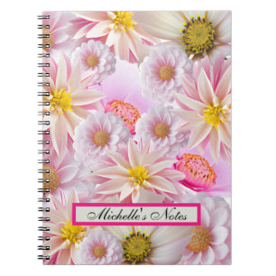   in Pink Floral Notitieboek