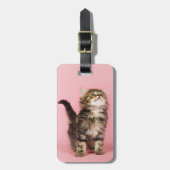  in Pink Kitten Bagagelabel (Voorkant verticaal)