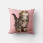 in Pink Kitten Kussen (Voorkant)