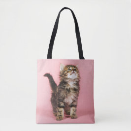  in Pink Kitten Tote Bag