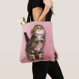  in Pink Kitten Tote Bag