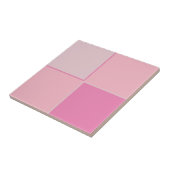  in pinks kwadares tegel tegeltje (Zijkant)