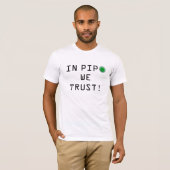 In Pipo vertrouwen we. -Wit T-shirt (Voorkant volledig)