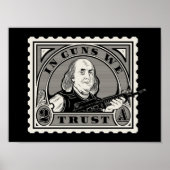 "In Pistolen vertrouwen we" Poster (Voorkant)
