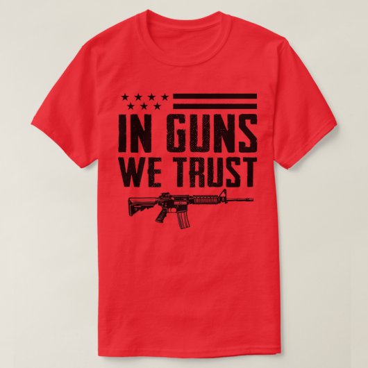 In Pistool Trust2nd Amendment Pro Pistool Rights A T-shirt (Design voorkant)