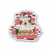 In Pizza hebben we het roest Sticker (Voorkant)