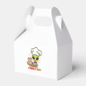 In Pizza We Trust Alien Chef Art Bedankdoosjes (Voorkant Zijde)