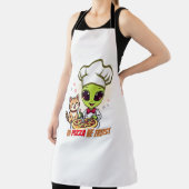 In Pizza We Trust Alien Chef Art Schort (Insitu)