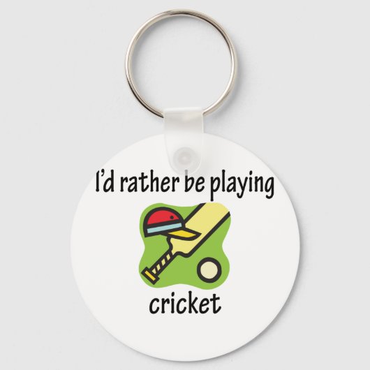 In plaats daarvan cricket afspelen sleutelhanger (Voorkant)