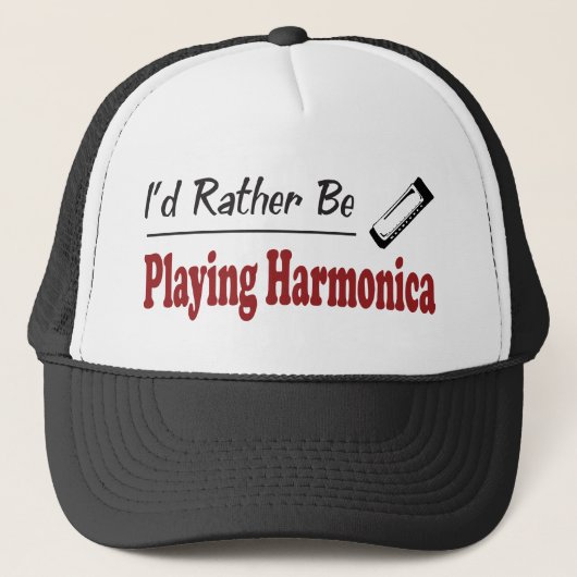 In plaats daarvan Harmonica afspelen Trucker Pet (Voorkant)