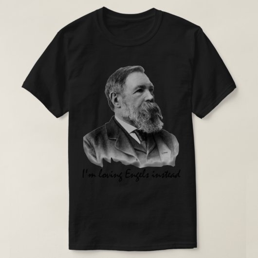 In plaats daarvan hou ik van Engels - Friedrich En T-shirt (Design voorkant)