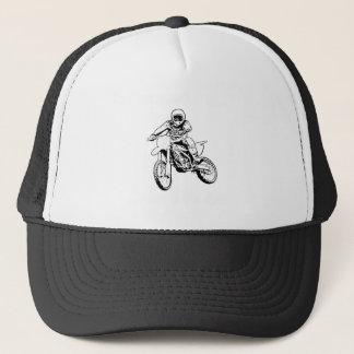 In plaats daarvan in het vuil spelen (zwart-wit) trucker pet