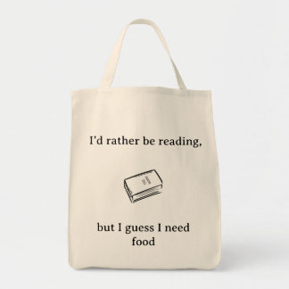In plaats daarvan lezen tote bag