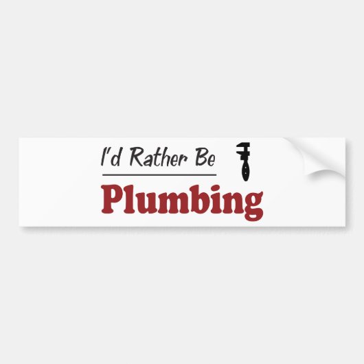 In plaats daarvan moet u snombergen bumpersticker (Voorkant)
