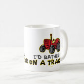 In plaats daarvan op een trekker koffiemok (Voorkant rechts)