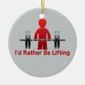 In plaats daarvan opheffen keramisch ornament (Voorkant)