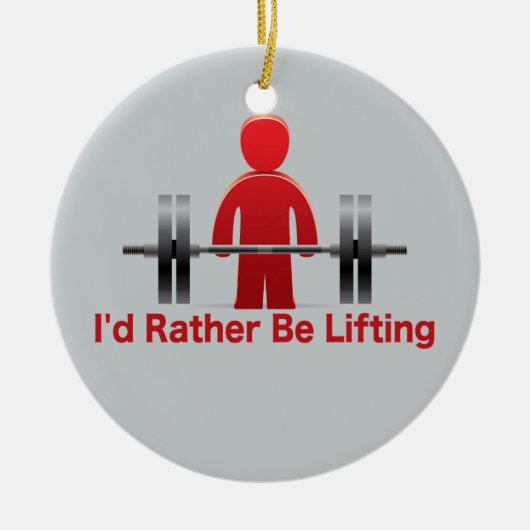 In plaats daarvan opheffen keramisch ornament (Voorkant)