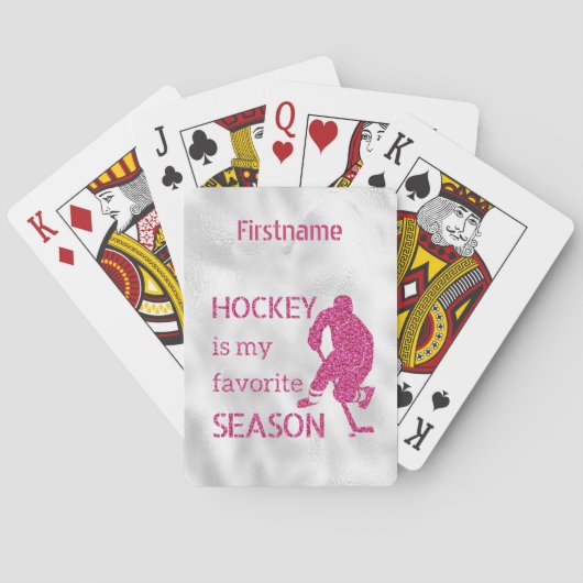 In plaats daarvan spelen - roze stekelstaart-hocke pokerkaarten (Achterkant)