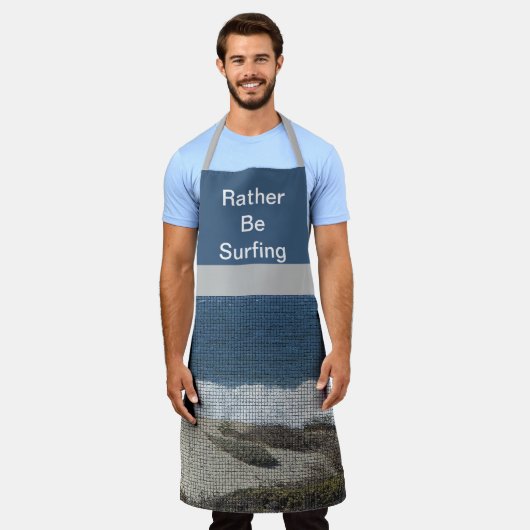 In plaats daarvan surfen Ocean Beach Chef Surfer Schort (Gedragen)