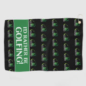 In plaats daarvan zijn Golfing Modern Golfer Sport Golfhanddoek (Horizontaal)