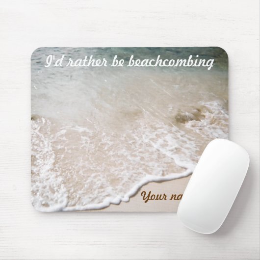 In plaats van Beachcombing, aangepaste mousepad Muismat (Met muis)