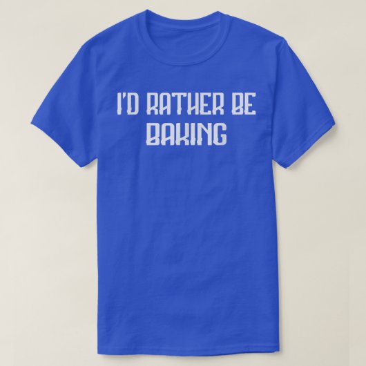 In plaats van de bakkersvoeding te laten liggen ov t-shirt (Design voorkant)
