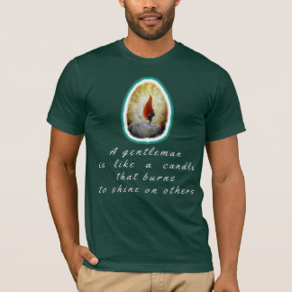 In plaats van de duisternis te vervloeken, steek e t-shirt
