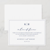 In plaats van een favoriete kaart Hartelijk dank (Voorkant / Achterkant)