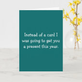 In plaats van een kaartje, zou ik je een cadeautje kaart (Gele Bloem)