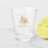 In plaats van een pot met goud op een shot glas (Achterkant)