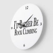 In plaats van een rotsklimmer grote klok (Hoek)