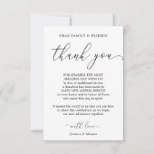 In plaats van Favors. Bedankt dat je creditcard he Aankondiging (Voorkant)