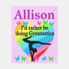 IN PLAATS VAN HET DOEN VAN GYMNASTIEK GEPERSONALIS FLEECE DEKEN