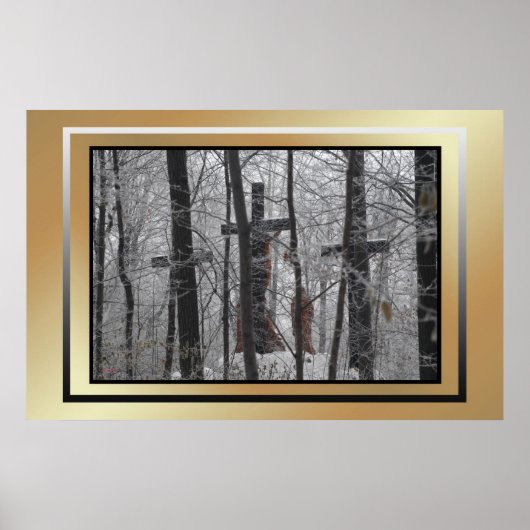 In plaats van ijskap en mist poster (Voorkant)