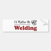 In plaats van lassen bumpersticker (Voorkant)