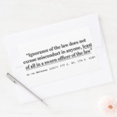 In plaats van McCowan (1917) 177 C 93 170 P 1100 H Rechthoekige Sticker (Envelop)