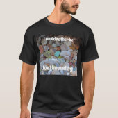 In plaats van Rockhounding Rock Collector Geoloog T-shirt (Voorkant)