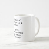 In plaats van single koffiemok (Voorkant rechts)