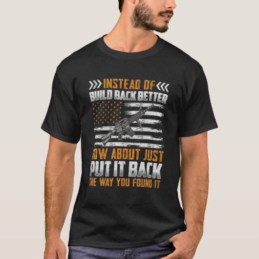 In plaats van te bouwen beter hoe je het gewoon ku t-shirt (Voorkant)