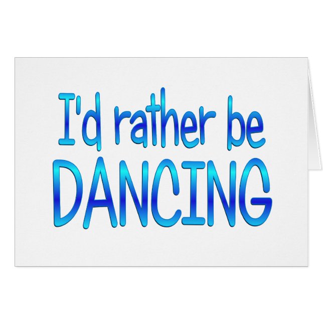 In plaats van te dansen (Voorkant Horizontaal)