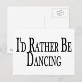 In plaats van te dansen briefkaart (Voorkant / Achterkant)