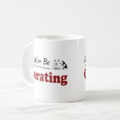 In plaats van te werken koffiemok (Voorkant links)