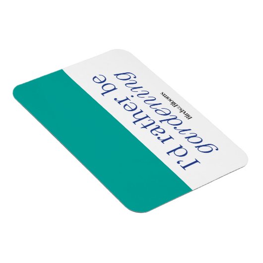 In plaats van tuinieren magneet (Rechterzijde)