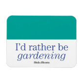 In plaats van tuinieren magneet (Horizontaal)