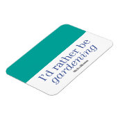 In plaats van tuinieren magneet (Linkerzijde)