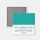 In plaats van tuinieren magneet (Voorkant / Achterkant)