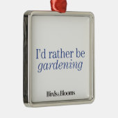 In plaats van tuinieren metalen ornament (Rechts)